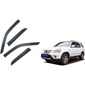 Deflector de Viento Negro Completo para Honda CRV 2005, Protector Solar y de Lluvia, Visera para Ventana de Coche - Product Image 1