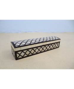 Elegant Bone Inlay <b>Keepsake</b> <b>Box</b> Handmade Decorative Jewelry Storage Container Custom Craft Gift for Bedroom Dressing Table B2B - Product Image 1