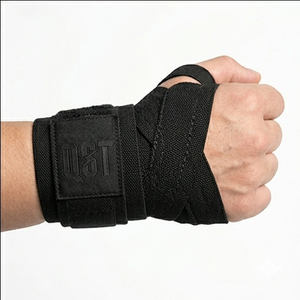 Custom Non-Slip Nylon Wrist Wraps for Weightlifting Gym Training Breathable <b>Hook</b> & Loop Support OEM Custom Logo Unisex - Product Image 4