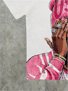 Camiseta Oversize Personalizada para Hombre, Estilo Urbano, Algodón Grueso, Ajuste Holgado, Secado Rápido, Casual, Moda Verano 2026 - Product Image 3