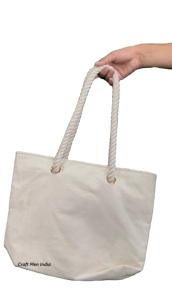 Sac fourre-tout matelassé en coton imprimé au bloc pour femme, style bohème vintage, fait main, lavable, pour usage quotidien, sac à bandoulière pour courses, promotionnel - Product Image 2