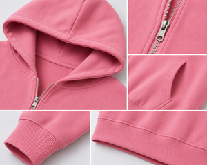 Sweat à capuche zippé pour homme, coupe décontractée, offrant une chaleur douce et un confort flexible, avec un design intemporel pour un style décontracté sans effort. - Product Image 6