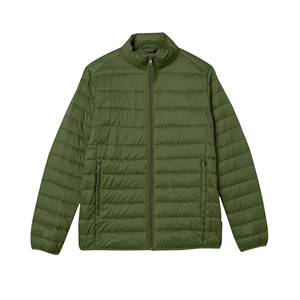 Custom Men Puffer <b>Bubble</b> Jacket Winter Warm Lightweight Padded <b>Coat</b> Wind Resistant Outdoor Streetwear OEM ODM Wholesale Supplier - Product Image 1