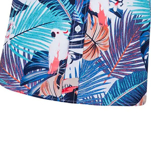 Chemise boutonnée pour homme à imprimé floral, légère, style hawaïen, pour les vacances d'été, vente en gros, fournisseur d'exportation directe d'usine - Product Image 4