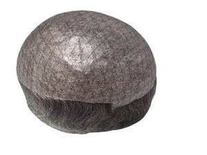 High Quality Thin Skin Indian Hair <b>Toupee</b> Body Wave Yaki Style Tazs Hair Prosthesis Wig From Bangladesh Braiding Dreadlocks - Product Image 4