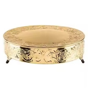 Royal Banquet Display Metal Cake Stand Dessert Display Stand Cupcake Holder Premium Wedding Decor - Product Image 1