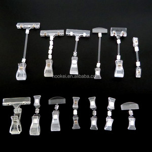 Quality Durable Advertising POP Clip Sign Holder Plastic POS Display Clip for Supermarket - Product Image 5