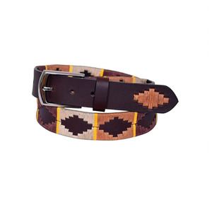 Ceinture de sport en cuir la plus vendue avec broderie manuelle, logo personnalisé, vêtements d'équitation, vêtements de sport pour cavaliers OEM ODM - Product Image 2