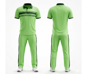 Uniformes de Cricket Personalizados al por Mayor con Producción Rápida |   Uniforme de Cricket para Hombres, Mujeres y Jóvenes, Camiseta Polo y Pantalones, Conjunto Completo para Equipo - Product Image 1