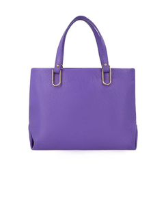 Sacs à main d'épaule et bandoulière pour femmes en cuir véritable violet, haute qualité, imperméables, avec fermeture éclair, logo personnalisable, collection 2026 - Product Image 4