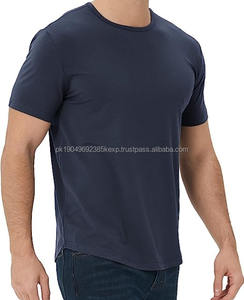 T-shirt en coton 100% personnalisé avec votre logo de marque, t-shirt uni pour homme, t-shirt décontracté pour homme, coupe ample - Product Image 3