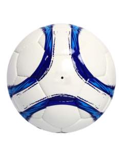 Balón de Fútbol de Entrenamiento Premium TORO SKINS Blue Strike - Talla 5, Curva Potente, Cosido a Máquina, Blanco/Azul Tormenta, Deportes al Aire Libre - Product Image 1