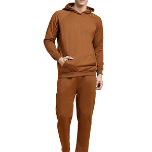 Survêtement d'hiver respirant surdimensionné pour hommes, style streetwear, vente en gros, conception personnalisée OEM, 100 % coton épais - Product Image 1