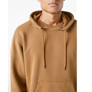 Sweat à capuche décontracté pour homme, manches longues, en molleton bouclette épais avec logo personnalisé, respirant et séchage rapide pour l'hiver - Product Image 1