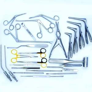 Juego de Instrumentos para Septoplastia de 24 Piezas de Azicon, Herramientas Quirúrgicas para Rinoplastia Nasal, Pinzas, Cinceles, Espéculos para Cirugía del Septum - Product Image 1