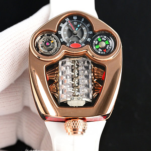Reloj de pulsera para hombre, único, elegante y lujoso, estilo deportivo, de viaje, casual, tourbillon, automático, mecánico - Product Image 2