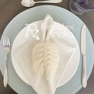 Anneaux de serviette en macramé bohème de luxe avec support décoratif pour serviettes, idéal pour les mariages, les banquets et la vaisselle d'hôtel – Nouveauté en gros - Product Image 3