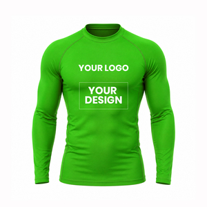 Rashguard de manga larga de la mejor calidad para BJJ y MMA para hombres, fabricante de rashguards personalizados, suministro de rashguards personalizados. - Product Image 3