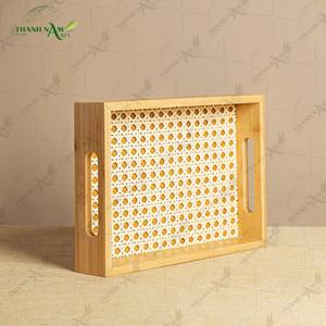 ถาดไม้ไผ่แบบกดขึ้นรูป ดีไซน์มินิมอล เป็นมิตรกับสิ่งแวดล้อม เหมาะสำหรับร้านเบเกอรี่ โรงแรม ร้านอาหาร และแบรนด์พรีเมียม - Product Image 5