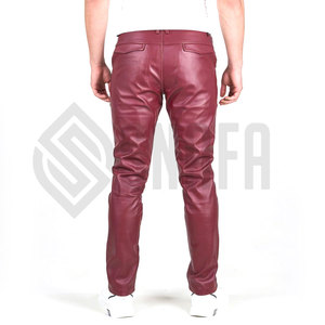 Best Supplier Genuine Leather Best Quality Men's Leather Pants Fashion Wear Premium Quality Men's Leather Pants - Product Image 4