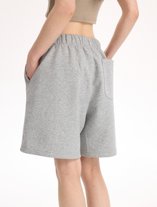 Pantalones Cortos Deportivos de Alta Gama para Mujer, 340g, 100% Algodón, Transpirables, con Diseño de Capas de Aire - Product Image 2