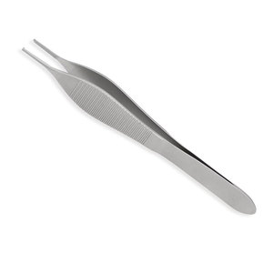 Pinzas Lisas de Acero Inoxidable de Precisión, Duraderas, Resistentes y Aptas para Uso Médico, Pinzas Lisas de Acero Inoxidable Quirúrgico - Product Image 1