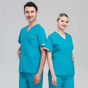 Conjunto de Uniforme Médico Personalizado para Hombre, Camiseta con Cuello en V y Pantalones Jogger, Ropa de Trabajo Táctica para Enfermeros y Doctores - Product Image 5