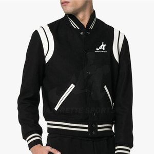 Veste Letterman à coupe décontractée pour un style streetwear tendance, confortable pour tous les jours, avec tissu de qualité supérieure - Product Image 3