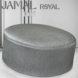 Chapeau Kufi Royal Jamal en tissu polyester-coton de qualité supérieure, idéal pour les hommes, parfait pour les commandes personnalisées et en gros. - Product Image 1