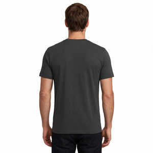 Camiseta de Hombre 100% Algodón, Manga Corta, Cuello Redondo, Tejido de Punto, Corte Regular, Color Sólido, Ecológica, Anti-Pilling, Transpirable, BD - Product Image 6