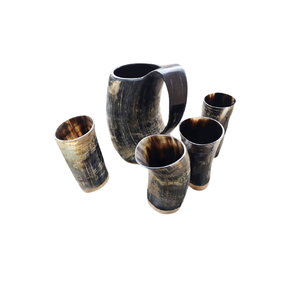 Verres à bière en corne de Viking, 200-250 ml, fabriqués directement en usine, les plus vendus, écologiques, artisanat de qualité, cadeaux - Product Image 6