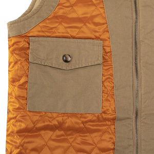 Gilet en toile de qualité supérieure, vêtement d'extérieur tendance, bonne qualité, logo et impression personnalisés, gilet en toile respirant - Product Image 6