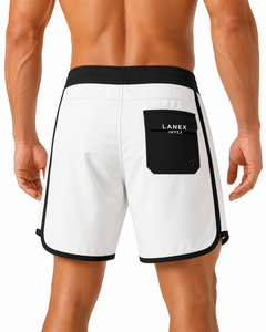 New Design Men's Quick Dry <b>Board</b> Shorts <b>Black</b> White Surf Swim Trunks Lightweight Beach Shorts Custom Water Sports Swimwear - Product Image 4