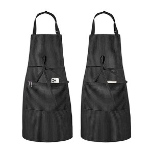 Wholesale Best Quality Cooking <b>Kitchen</b> <b>Aprons</b>, Adjustable Bib <b>Apron</b> with 2 Pockets for Men Women Chef <b>Apron</b> - Product Image 5