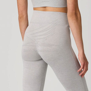 Custom Logo Women Flare <b>Leggings</b> Mid Waist Solid <b>Pattern</b> Eco-Friendly Breathable Customized Color & Size OEM Service - Product Image 5