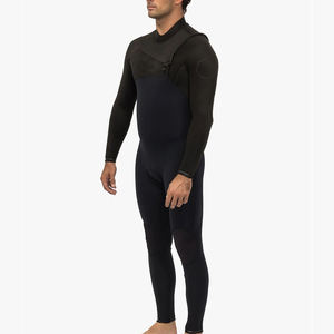 Combinaison de plongée homme en néoprène durable, imperméable, respirante, écologique, séchage rapide, toutes saisons, surf, plongée, fermeture éclair sur la poitrine, logo avant - Product Image 4