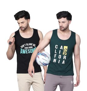 Chaleco de Diseño para Hombre, Versátil, de Algodón, Tipo Sando/Baniyan/Ganji para Chicos - Perfecto para Entrenamientos en el Gimnasio, Vacaciones y Playa - Product Image 4