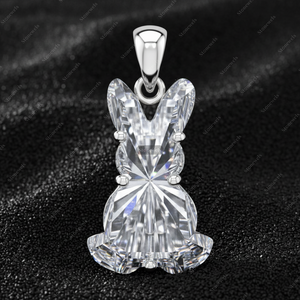 Diamant de laboratoire de luxe en forme de lapin, DEF VVS VS1, diamant HPHT CVD en vrac pour les fabricants de bijoux - Product Image 2