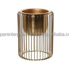 Macetas de latón dorado con flores grandes/macetas de metal de latón antiguo de estilo lujoso moderno para un tamaño personalizado al precio más bajo - Product Image 4