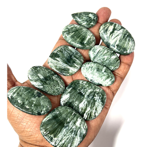 Seraphinite Natural, Gema Suelta en Cabujón, Formas y Tamaños Variados, Grado AAA, Cambio de Color, para Joyería - Product Image 1