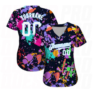 Maillot de baseball brodé personnalisé, style authentique, avec logo d'équipe, nom et numéro brodés, uniforme sportif vierge - Product Image 4