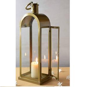 Farol de Metal de Alta Calidad para Hogar, Hotel, Restaurante, Grabado a Mano, Portavelas Colgante de Acero Inoxidable - Product Image 1