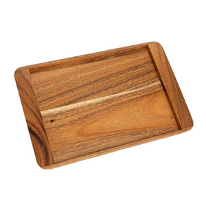 Plateau décoratif en bois massif réversible, planche à découper pour la préparation et le service de la viande, écologique et durable, en bois dur américain - Product Image 2