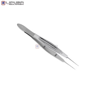 Pinzas de Sutura Castroviejo de 12 mm, Instrumentos Médicos Quirúrgicos para Procedimientos Delicados de Oftalmología y Microcirugía, Castroviejo Profesional - Product Image 3