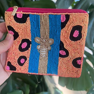 กระเป๋าปักลายลูกปัดทำด้วยมือสไตล์ใหม่กระเป๋าใส่เหรียญขนาดเล็กพร้อมสีที่กำหนดเองสำหรับผู้หญิงและเด็กผู้หญิง - Product Image 4