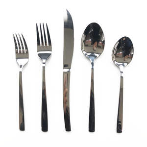 Ensemble de couverts en acier inoxydable en gros |   Ensemble de cuillères, fourchettes et couteaux robustes et durables pour l'exportation et la vente en gros - Product Image 1