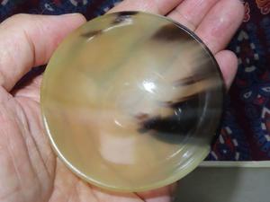 Cuenco de Cuerno de Vaca Pulido Hecho a Mano, Plato Clásico para Servir, Ecológico, Ligero, Elegante Accesorio de Decoración para el Hogar, Apto para Lavavajillas - Product Image 1