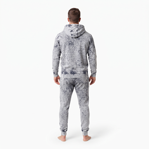 Men's Acid Wash Tracksuit <b>Set</b> Comfortable Breathable Fitness Running Training <b>Jogger</b> Outfit Casual Sportswear Clothing - Product Image 2