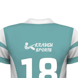 เสื้อกีฬาพิมพ์ลายดีไซน์ล่าสุด เสื้อกีฬาพิมพ์ลายสีตามสั่งแบบซับลิเมชั่น ขนาดผู้ใหญ่ ทรงปกติ - Product Image 5