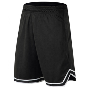 Pantalones Cortos Deportivos Personalizados con Logotipo, de Nailon y Elastano, con Dobladillo Dividido, Diseño en Contraste, para Correr, Hacer Ejercicio, Gimnasio, Malla Transpirable, para Hombre - Product Image 1